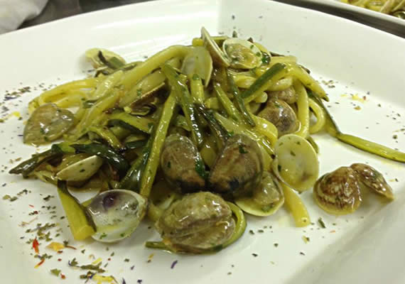 Scialatielli vongole e zucchine